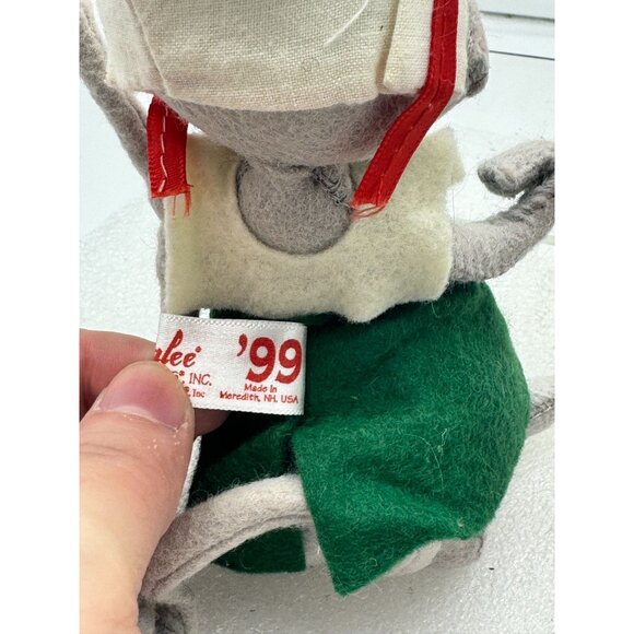 Vintage Pair of Annalee Mobilitee Dolls Pilgrim Mice Thanksgiving Decor - Picture 6 of 8